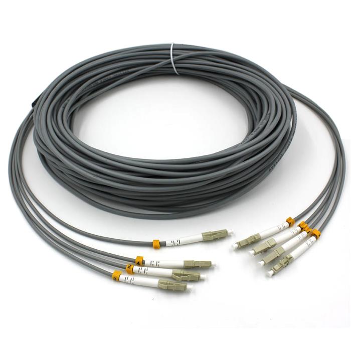 Cavi patch in fibra multimodale LC/UPC a 4 nuclei-LC/UPC 50/125