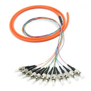 Trecce in fibra ottica multimodale 12Core ST/UPC 62.5/125 con rivestimento esterno
