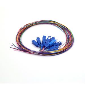 Pigtail in fibra ottica multi-colorata monomodale SC/UPC a 12 core