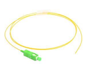 Pigtail in fibra ottica simplex monomodale SC/APC da 0,9 mm