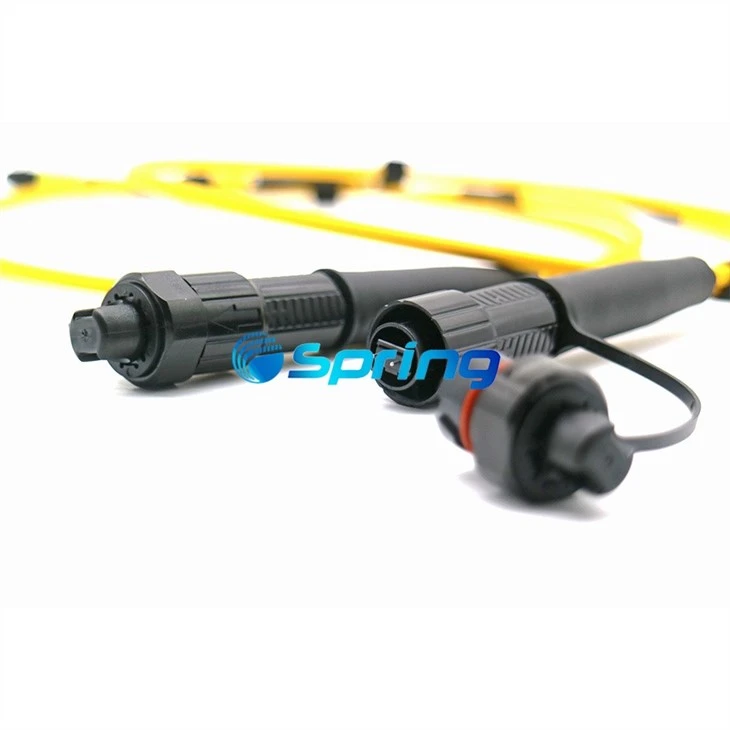 Outdoor Precon Optic Patch Cable With MINI MPO MTP IP67 Connectors