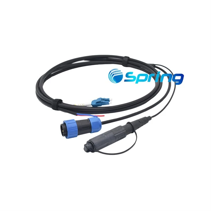 Hybrid Fiber/Power Cable Singlemode Outdoor Jumpers