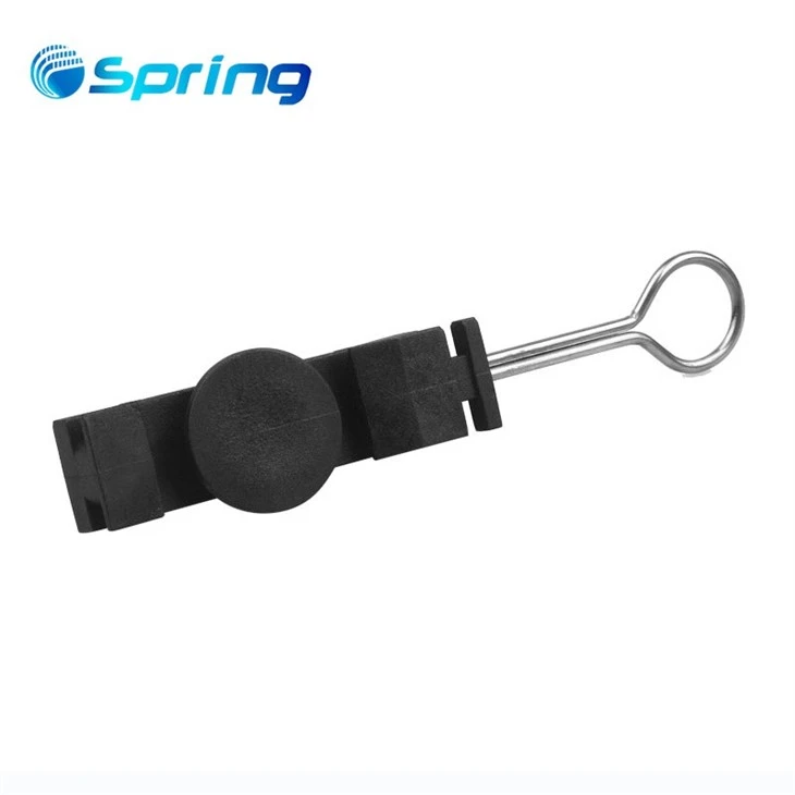 S Type FTTH Fitting Adjustable Plastic Telecom Drop Cable Wire Anchor Clamp